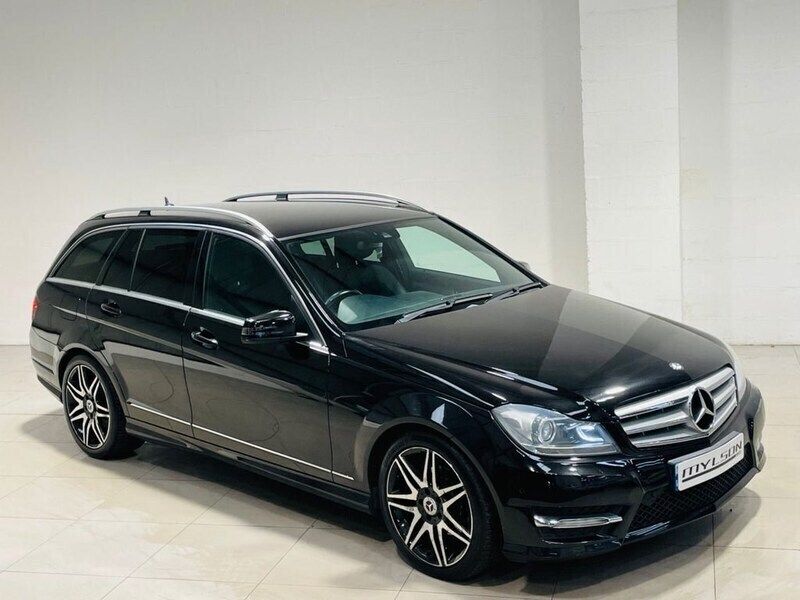 Black Used 2011 Mercedes C220 AMG Estate | £6,600 (Fair price) - Image 1/4