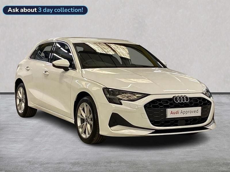 White Used 2025 Audi A3 e-tron Sport Hatchback | £27,765 (Fair price) - Image 1/4