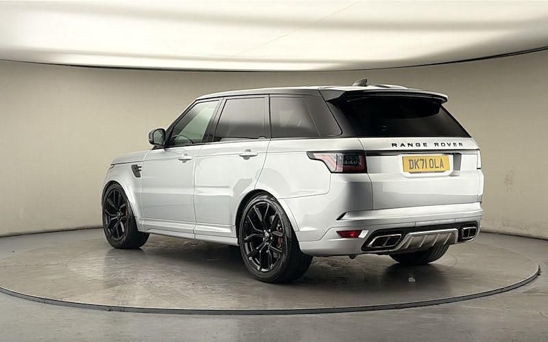Used Land Rover Range Rover Sport SVR 575 HP (422 kW) 2021 Hakuba silver SUV