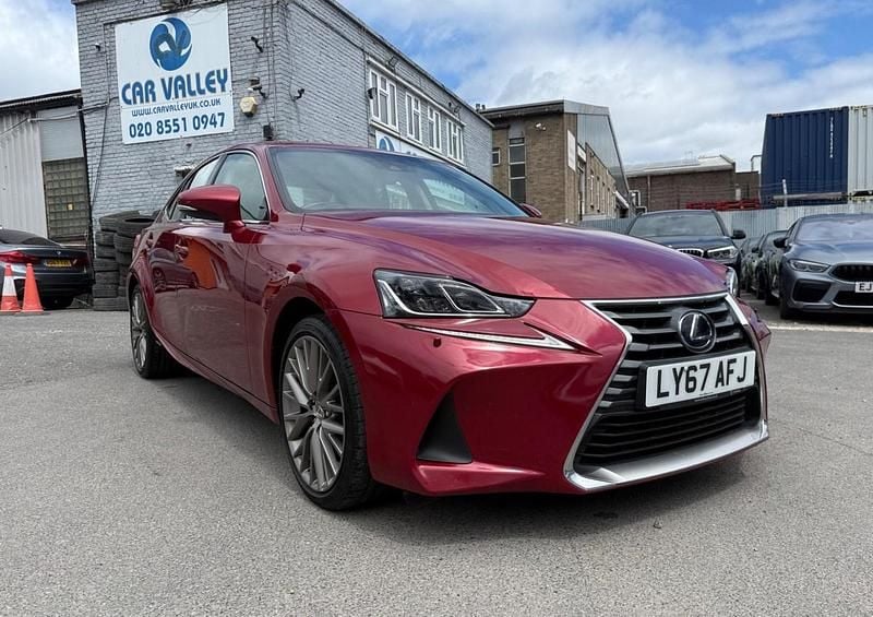 Red Used 2017 Lexus IS300h Sedan | £14,300 (Expensive) - Image 1/4
