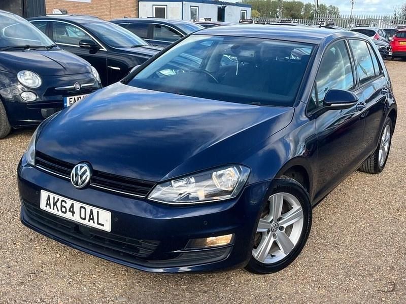 Used VW Golf VII Match 105 HP (77 kW) 2014 Blue Hatchback