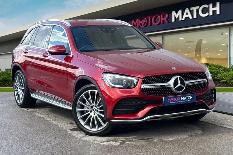 Red Used 2020 Mercedes GLC220 AMG line SUV | £25,990 (Fair price) - Image 1/4