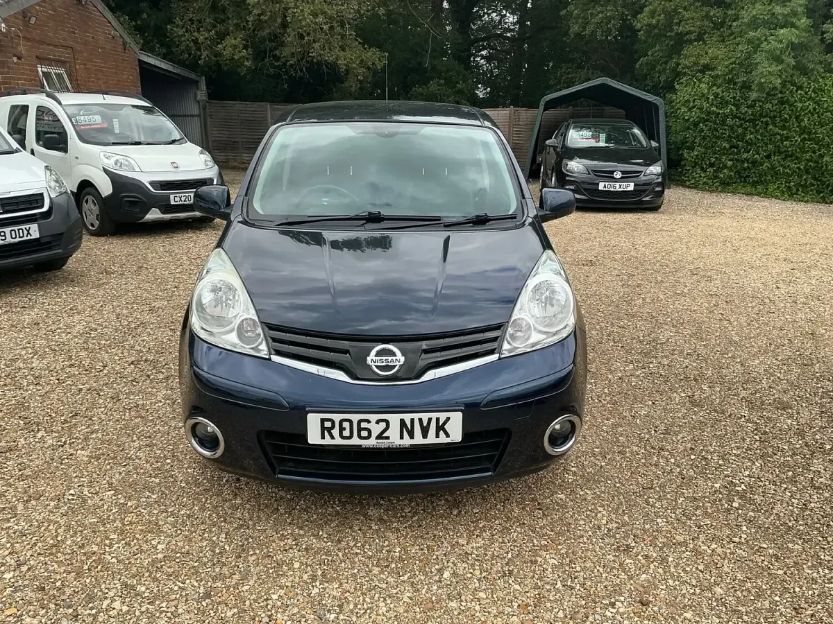 Used Nissan Note N-TEC 86 HP (63 kW) 2012 Blue Hatchback