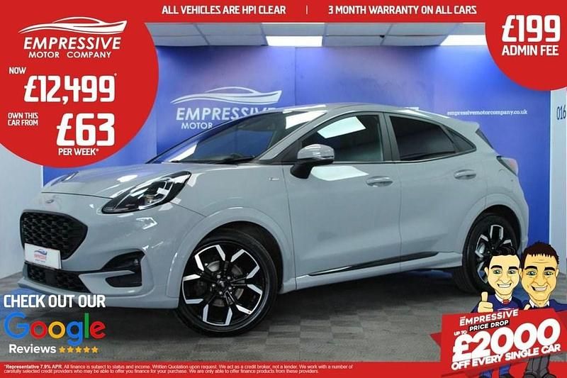 Grey Used 2020 Ford Puma ST-Line X SUV | £12,499 (Expensive) - Image 1/4