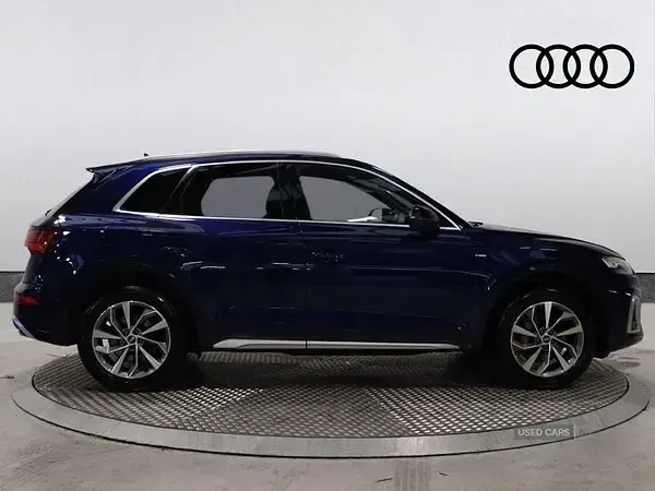 Used Audi Q5 S-Line 204 HP (150 kW) 2021 Blue SUV