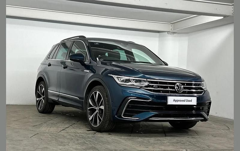 Used VW Tiguan R-line 150 HP (110 kW) 2021 Blue SUV