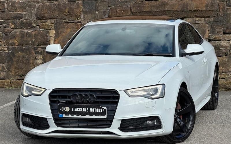 Used Audi A5 Black Edition 245 HP (180 kW) 2013 White Coupe