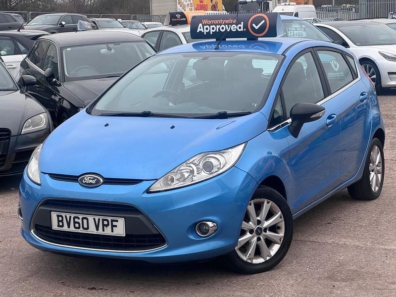 Used Ford Fiesta Zetec 82 HP (60 kW) 2010 Blue Hatchback