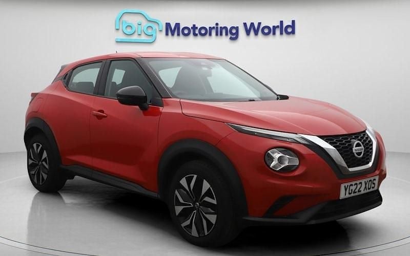 Red Used 2022 Nissan Juke Acenta SUV | £10,600 (Good price) - Image 1/4