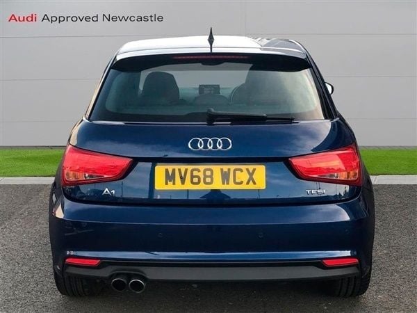 Used Audi A1 Sport 123 HP (90 kW) 2018 Blue Hatchback