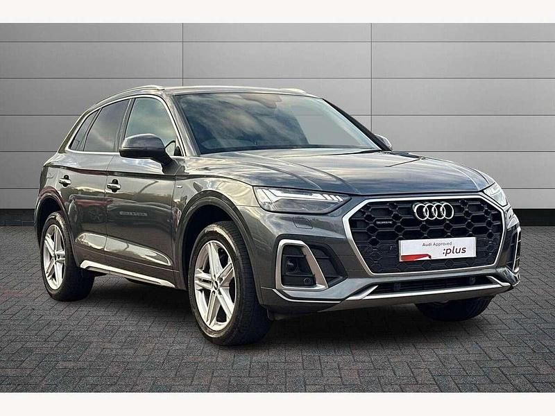 Grey Used 2022 Audi Q5 S-Line SUV | £31,950 (Fair price) - Image 1/4