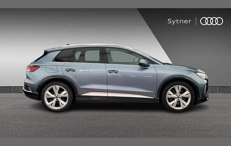 Used Audi Q4 e-tron S-Line 150 kW (204 HP) 2023 Blue SUV