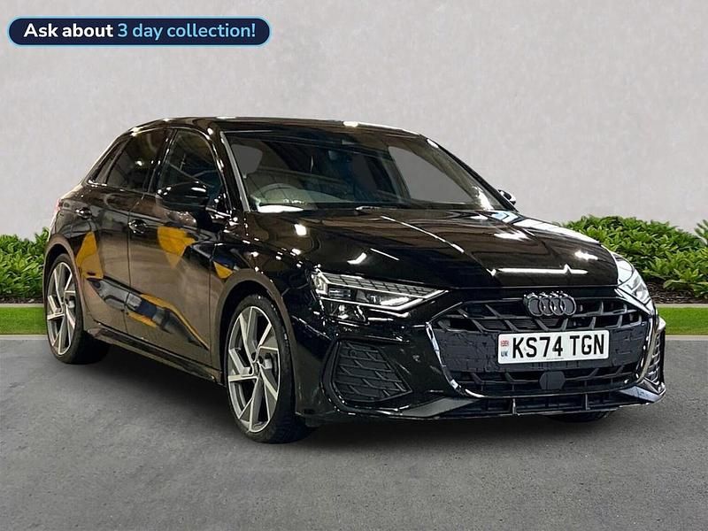 Black Used 2025 Audi A3 Black Edition Hatchback | £29,986 (Expensive) - Image 1/4