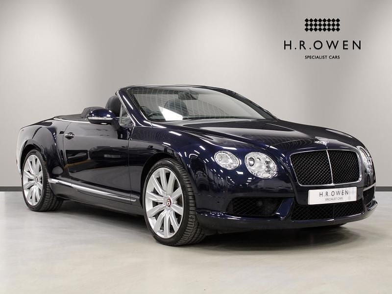 Used Bentley Continental 507 HP (372 kW) 2012 Blue Cabriolet