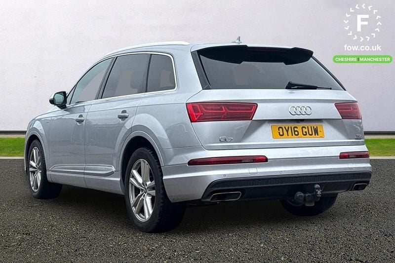 Used Audi Q7 S-Line 272 HP (200 kW) 2016 Silver SUV