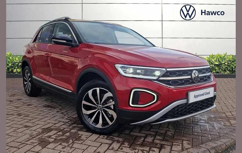 Red New 2025 VW T-Roc Style SUV | £31,995 (Expensive) - Image 1/4