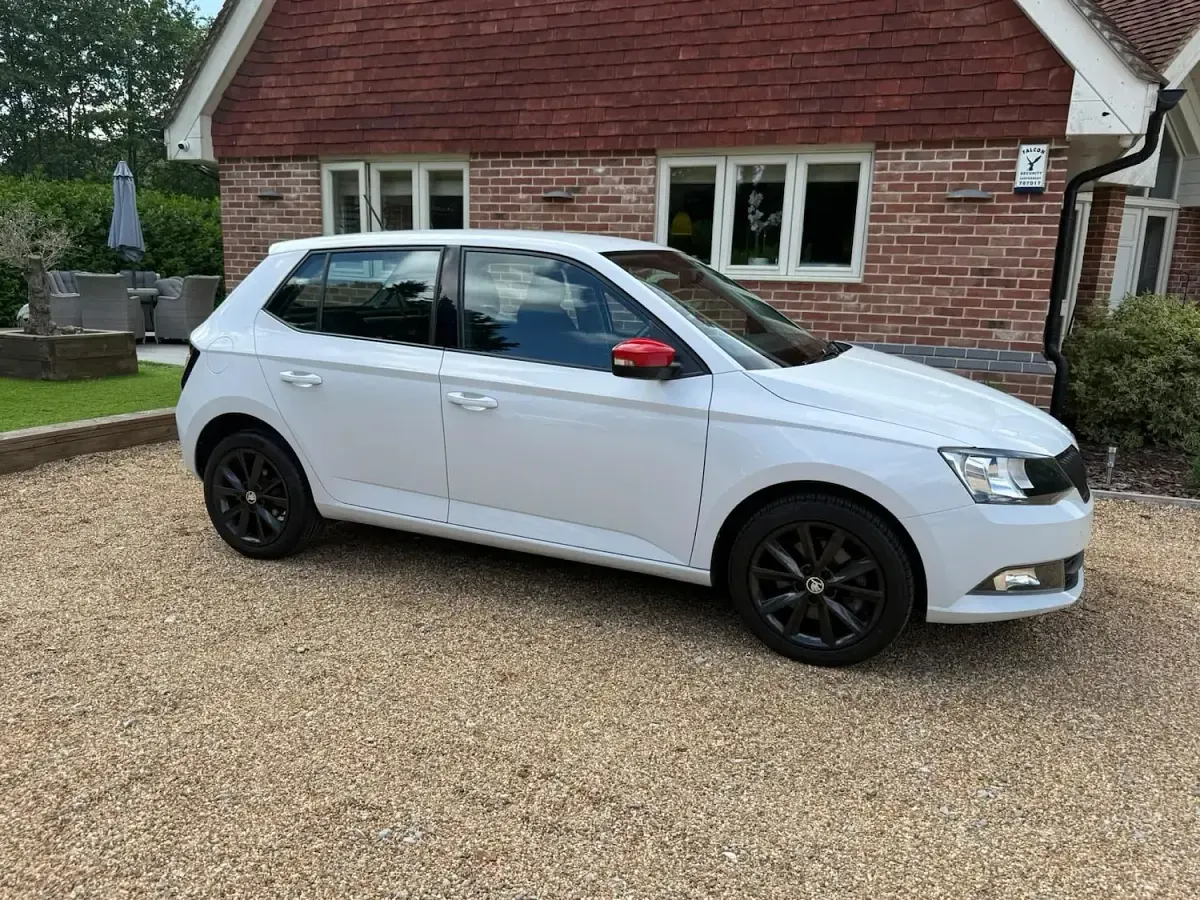 Used Skoda Fabia 110 HP (80 kW) 2017 White Hatchback