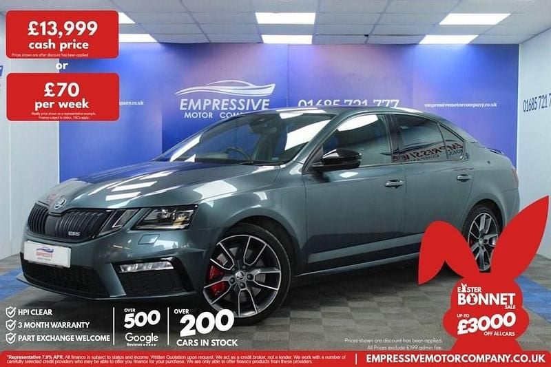 Used Skoda Octavia vRS 245 HP (180 kW) 2019 Grey Hatchback