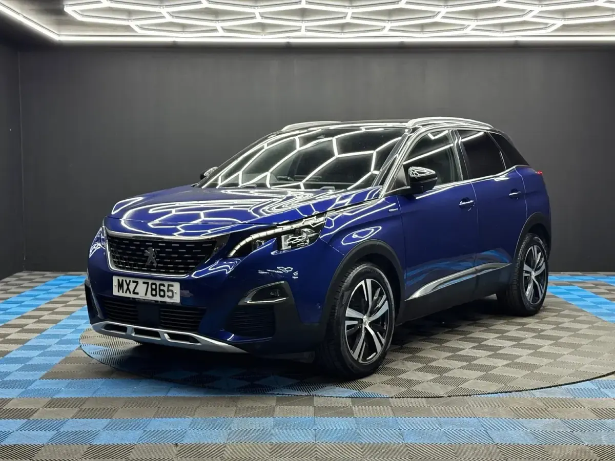 Used Peugeot 3008 GT-line 130 HP (95 kW) 2018 Blue SUV