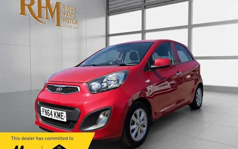Used Kia Picanto 69 HP (50 kW) 2014 Red Hatchback