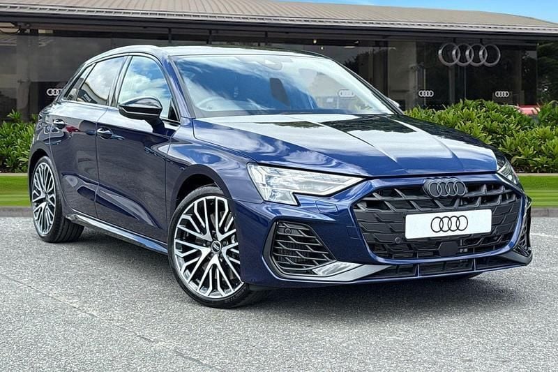 Blue New 2025 Audi S3 Black Edition Hatchback | £42,995 (Good price) - Image 1/4