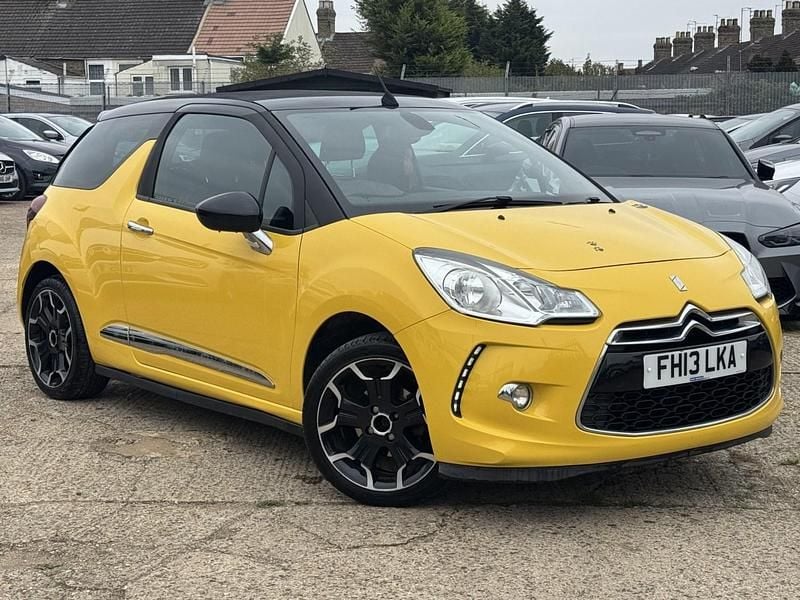 Yellow Used 2013 Citroën DS3 Cabriolet Cabriolet | £1,788 (Expensive) - Image 1/4