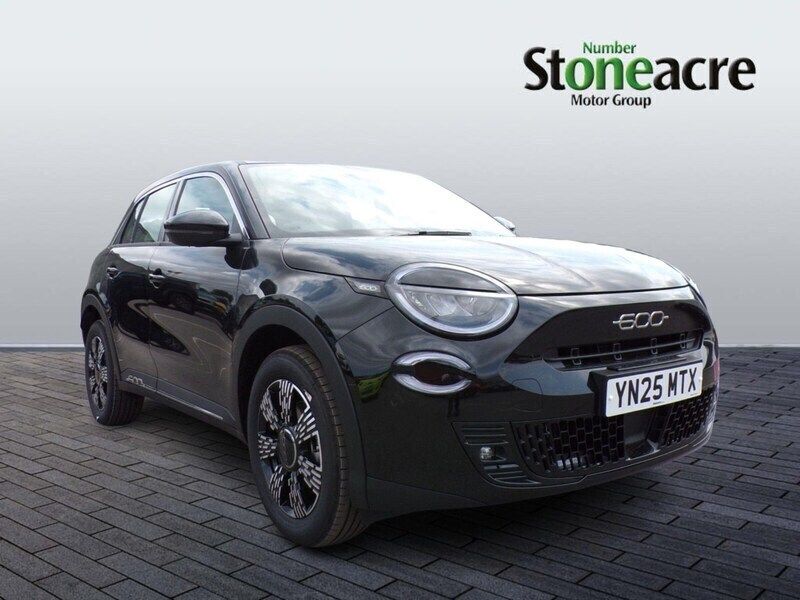 Black New 2025 Fiat 600 S Hatchback | £19,995 (Super price) - Image 1/2