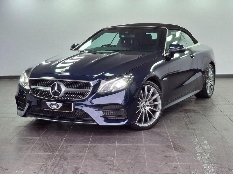 Used Mercedes E400 AMG Line Premium 2018 Blue Cabriolet