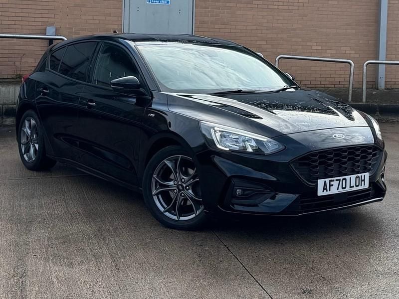 Black Used 2020 Ford Focus ST-Line Hatchback | £12,995 (Expensive) - Image 1/4