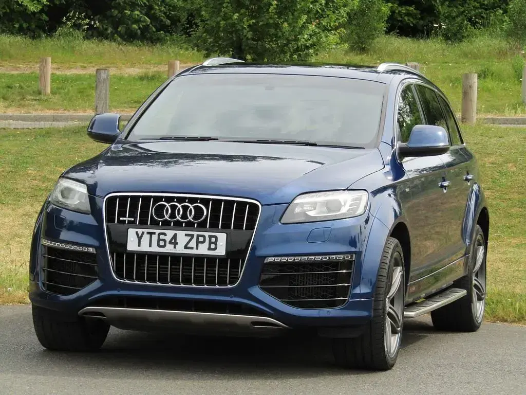 Used Audi Q7 S-Line 2014 Blue SUV