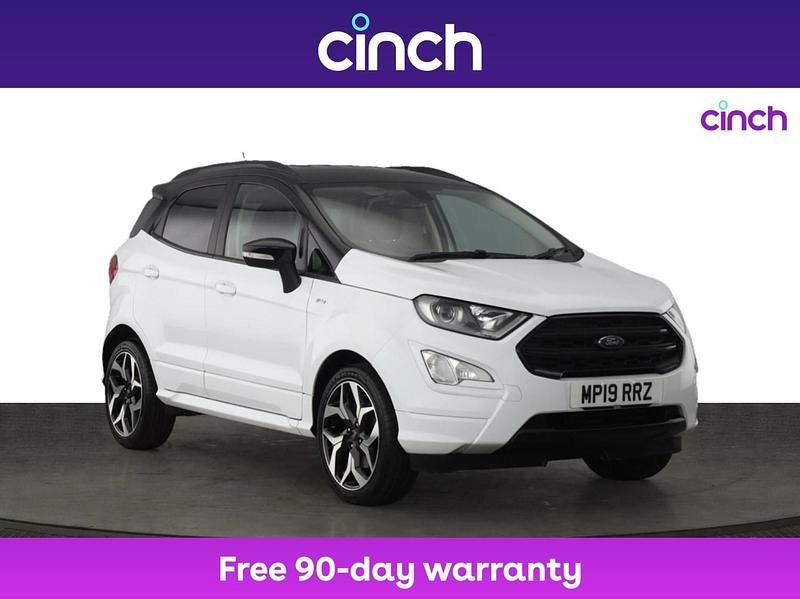White Used 2019 Ford Ecosport ST-Line SUV | £10,599 (Fair price) - Image 1/3