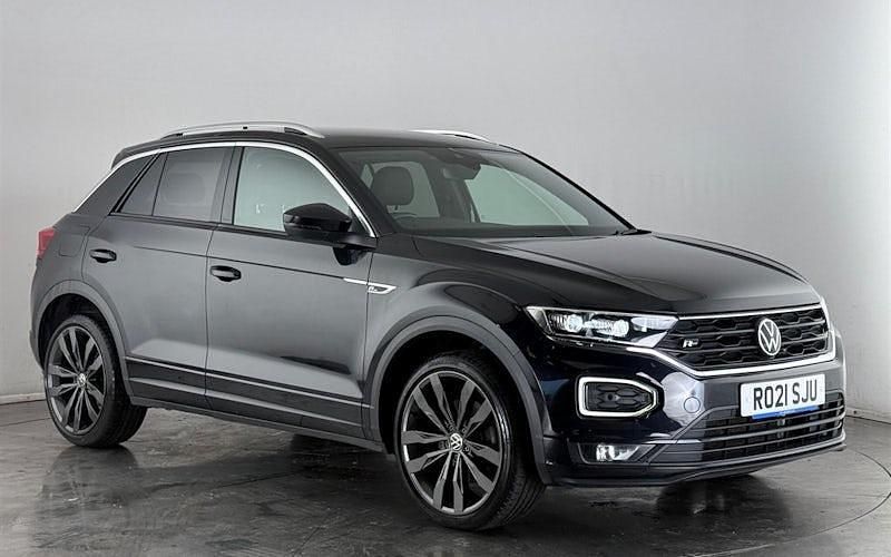 Used VW T-Roc R-line 150 HP (110 kW) 2021 Black SUV