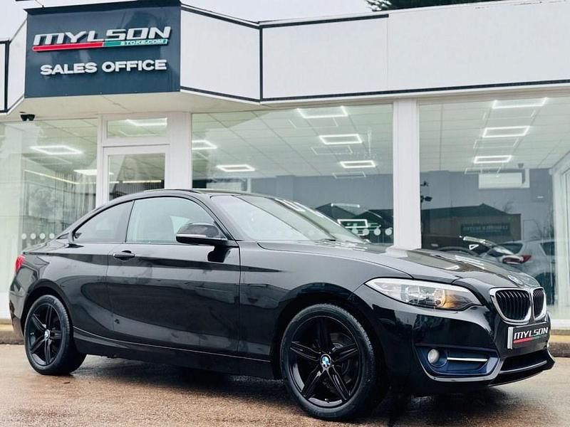 Black Used 2015 BMW 218 Sport Line Coupe | £8,500 (Fair price) - Image 1/4