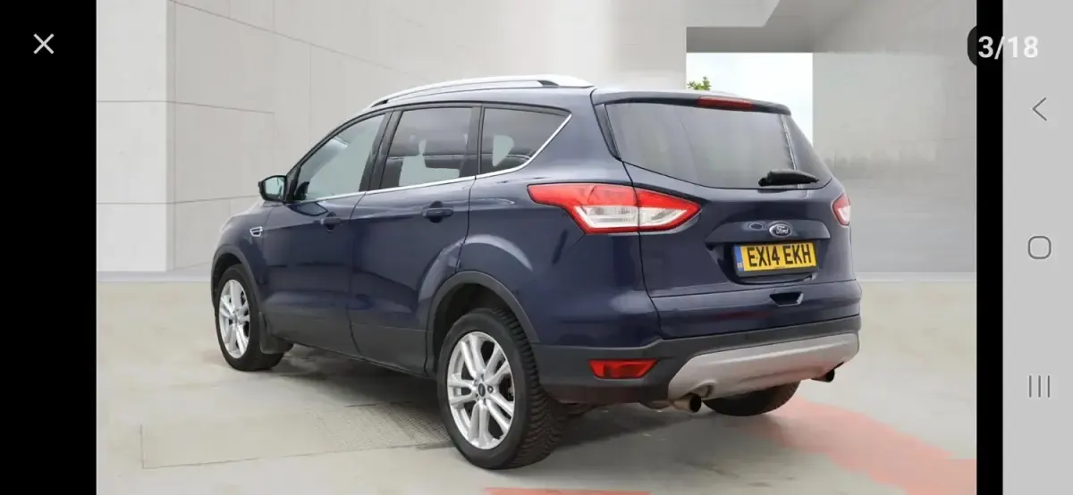 Second-hand Ford Kuga Titanium X 2014 Albastru SUV