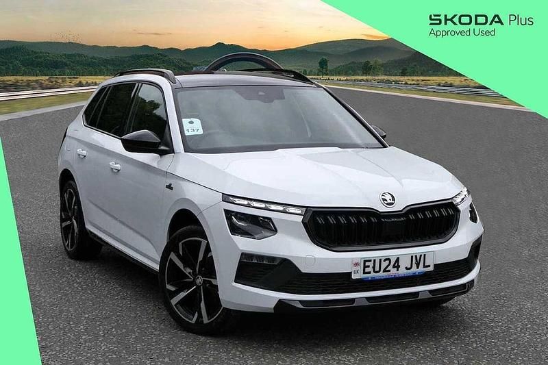 Moon white metallic Used 2024 Skoda Kamiq Monte Carlo SUV | £20,995 (Fair price) - Image 1/4