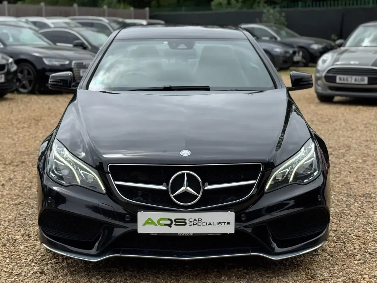 Used Mercedes E220 AMG line 2016 Black Coupe