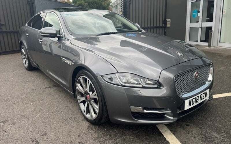 Grey Used 2018 Jaguar XJ Portfolio Sedan | £22,595 (Fair price) - Image 1/4