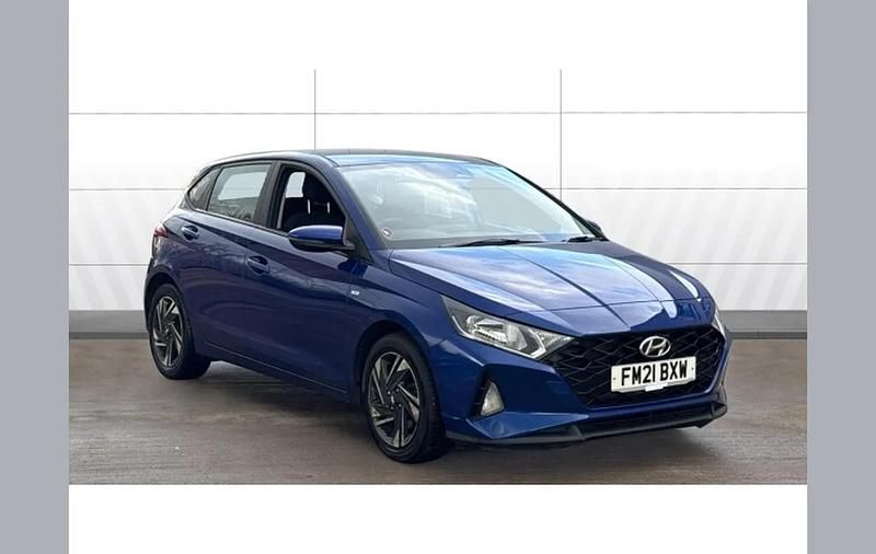 Used Hyundai i20 SE 100 HP (73 kW) 2021 Blue Hatchback
