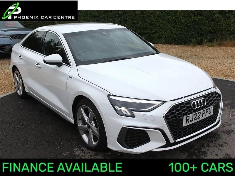 White Used 2022 Audi A3 S-Line Sedan | £15,995 (Super price) - Image 1/2