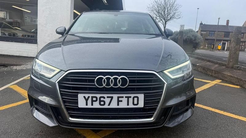 Used Audi A3 S-Line 150 HP (110 kW) 2017 Grey Hatchback