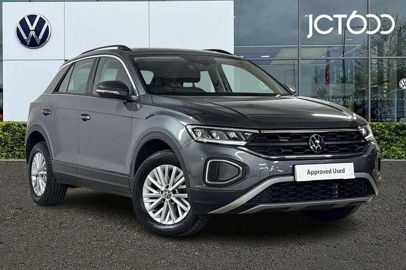 Grey Used 2022 VW T-Roc Life SUV | £18,747 (Fair price) - Image 1/4