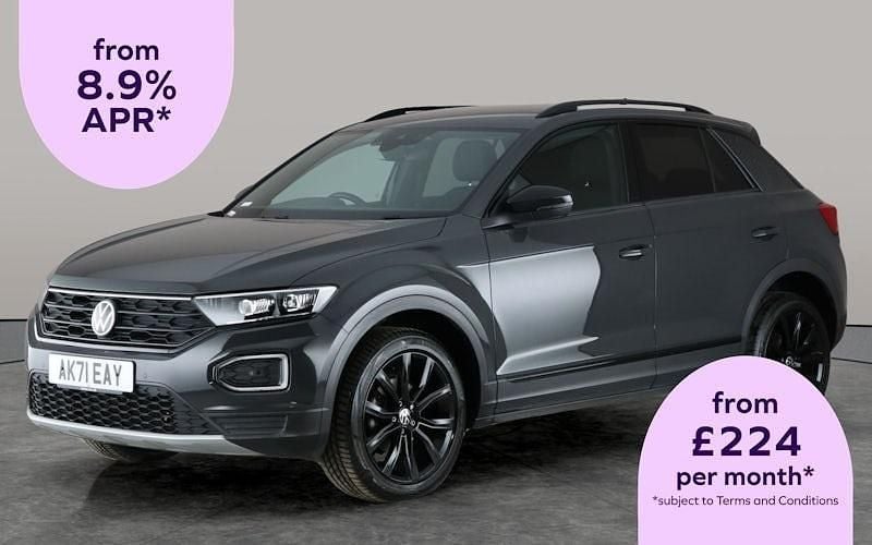 Grey Used 2021 VW T-Roc Black Edition SUV | £16,372 (Fair price) - Image 1/2