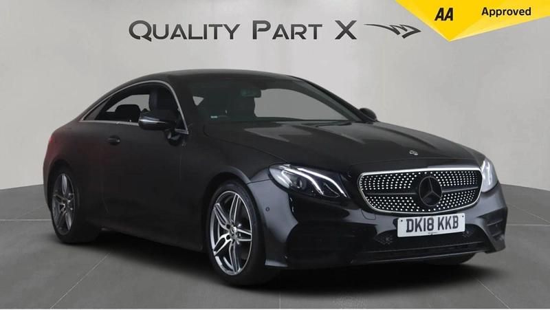 Used Mercedes E220 AMG line 194 HP (142 kW) 2018 Black Coupe