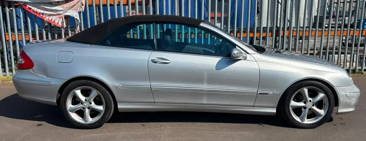 Used Mercedes CLK200 Avantgarde 2003 Silver Cabriolet