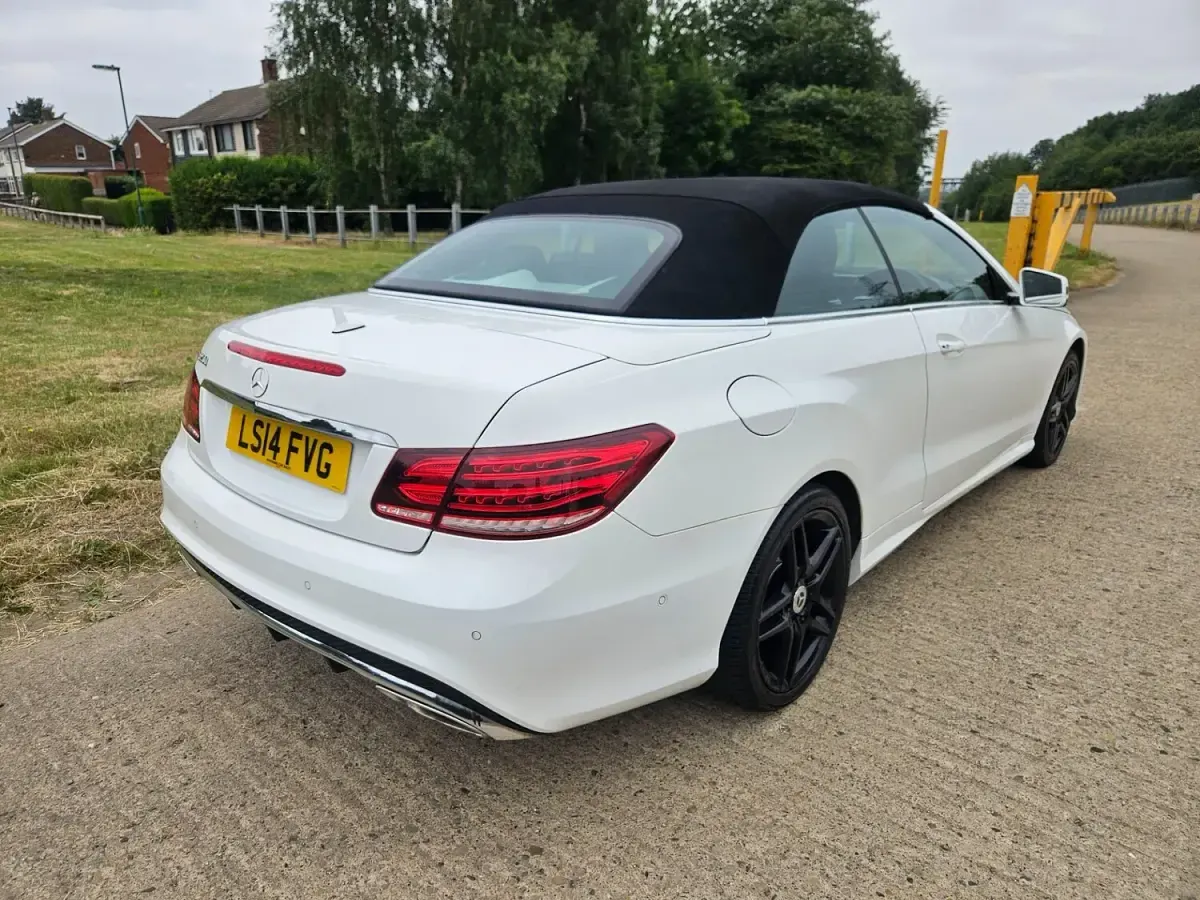 Used Mercedes E200 AMG 2014 White Cabriolet
