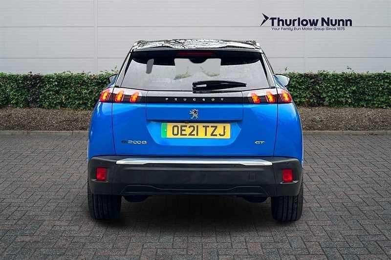 Used Peugeot e-2008 Premium 100 kW (136 HP) 2021 Blue SUV