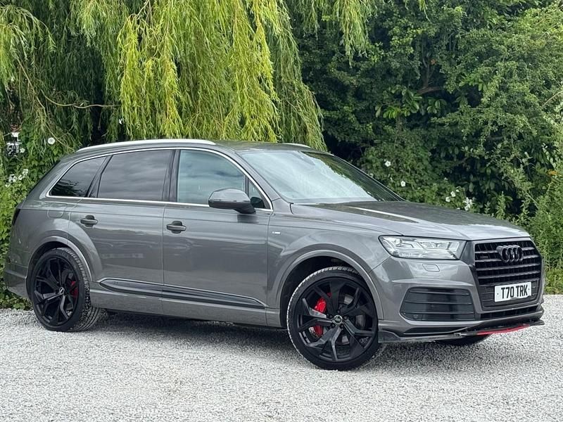 Grey Used 2016 Audi Q7 S-Line SUV | £16,495 (Expensive) - Image 1/4