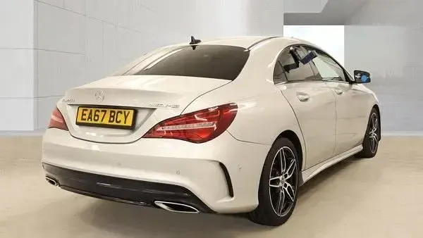 Used Mercedes CLA220 AMG line 177 HP (130 kW) 2017 Silver Sedan