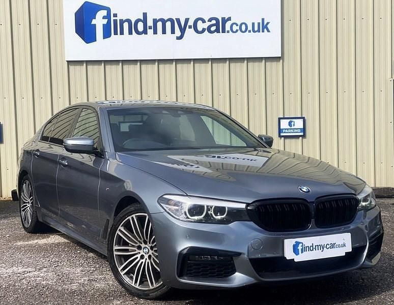 Blue Used 2020 BMW 520 M Sport Sedan | £21,999 (Fair price) - Image 1/2