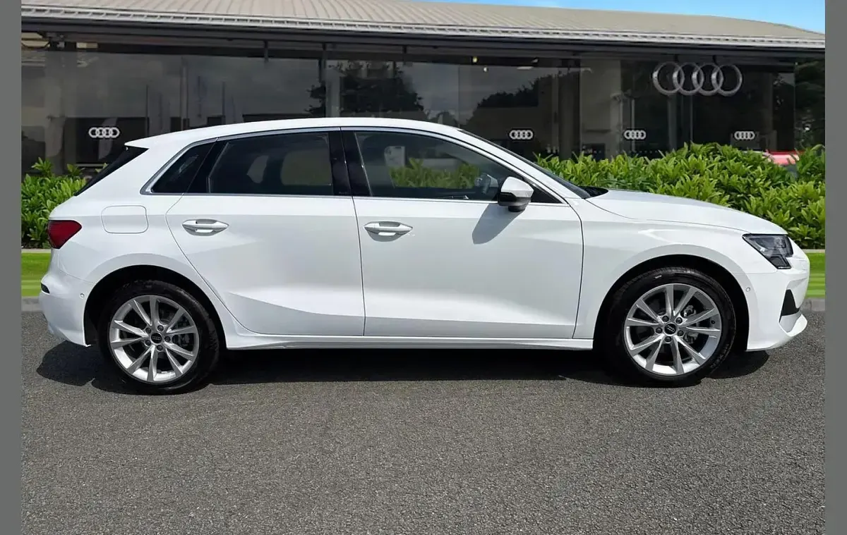 New Audi A3 Sport 150 HP (110 kW) 2026 White Hatchback